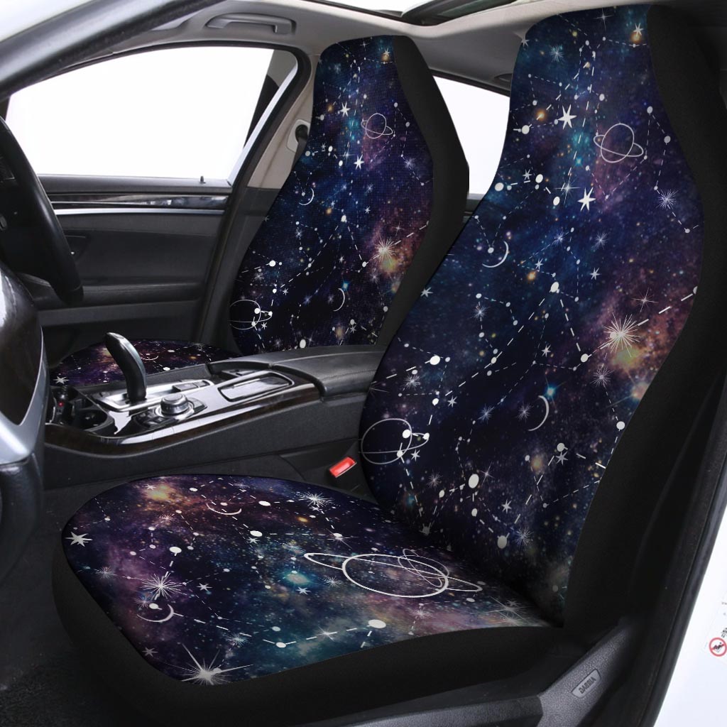 Star Constellation Galaxy Space Car Seat Covers-grizzshop