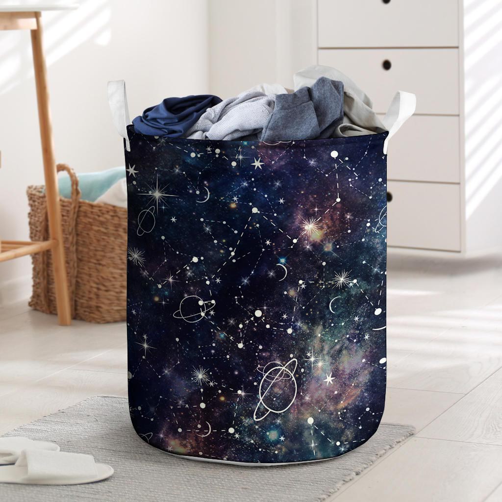 Star Constellation Galaxy Space Laundry Basket-grizzshop