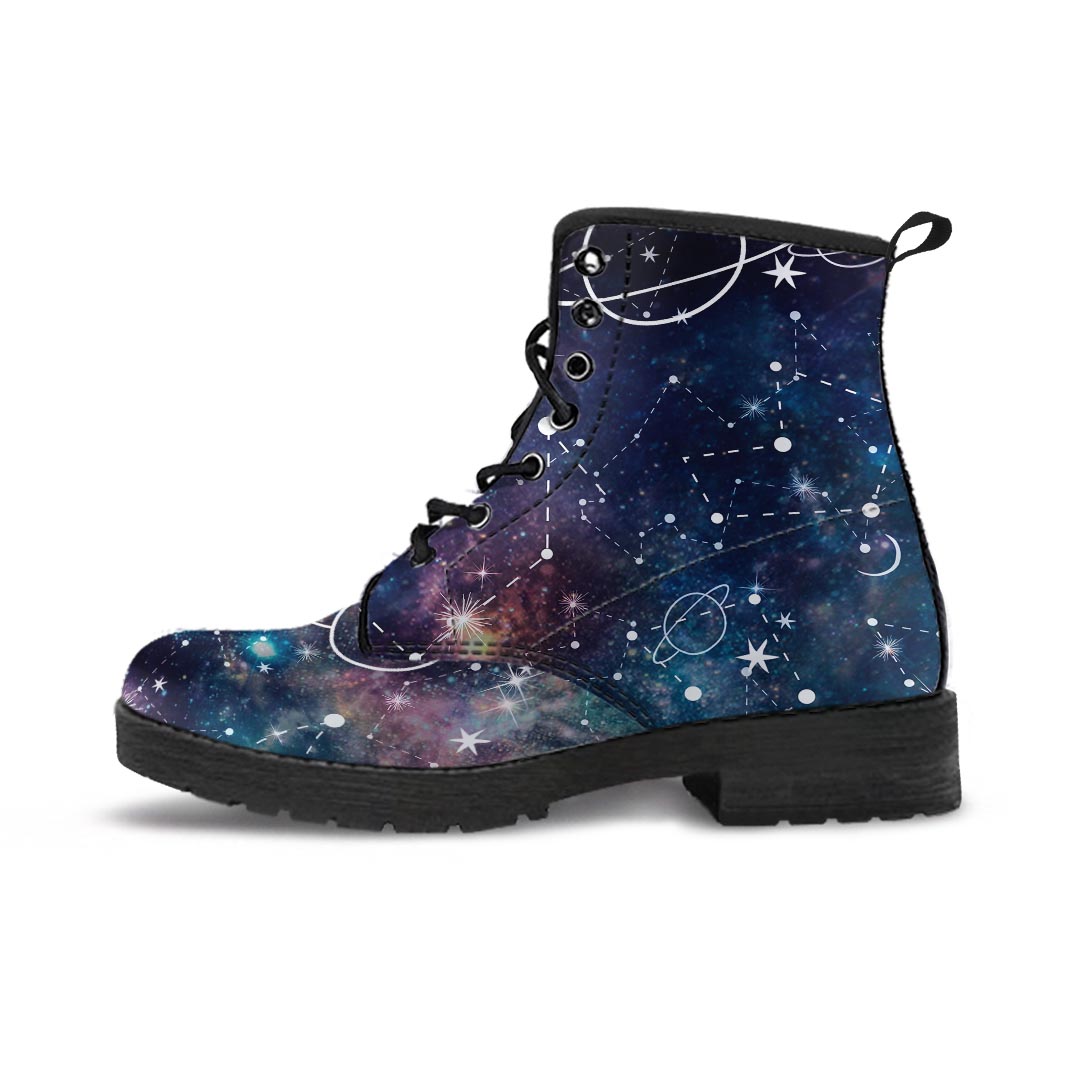 Star Constellation Galaxy Space Men's Boots-grizzshop
