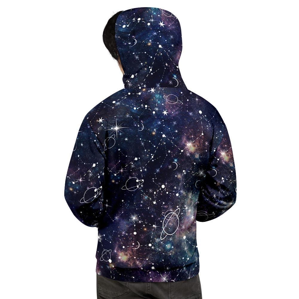 Star Constellation Galaxy Space Men's Hoodie-grizzshop