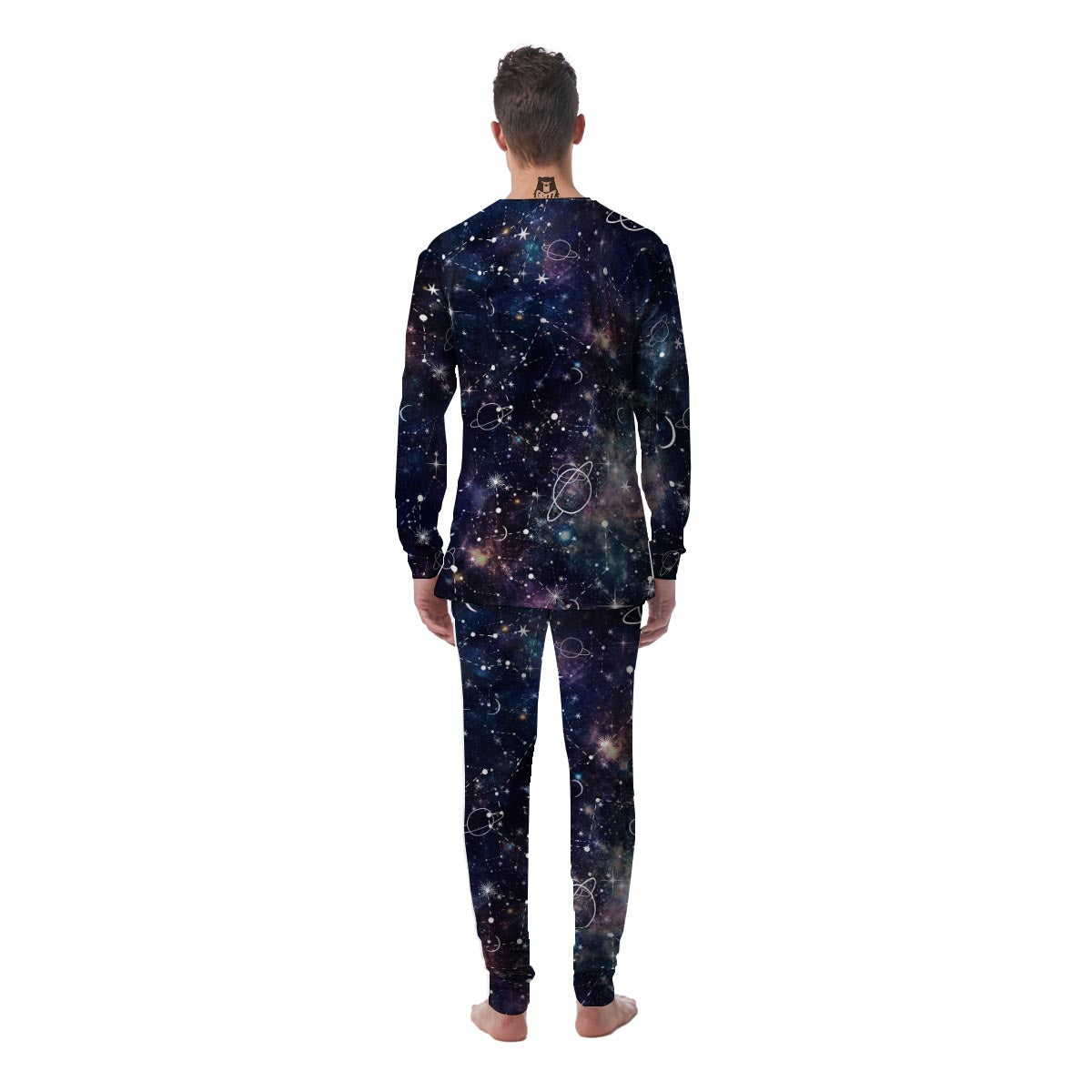 Star Constellation Galaxy Space Men's Pajamas-grizzshop