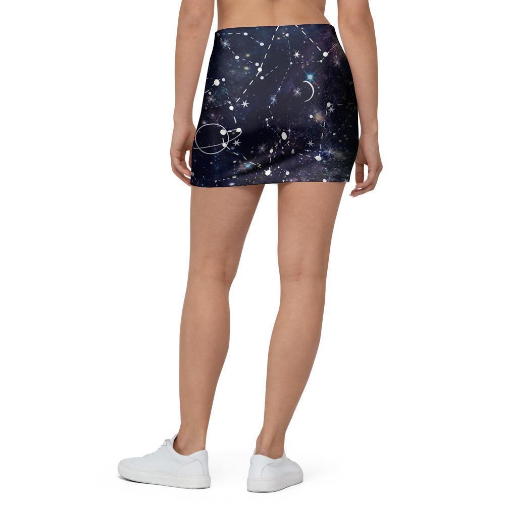 Star Constellation Galaxy Space Mini Skirt-grizzshop