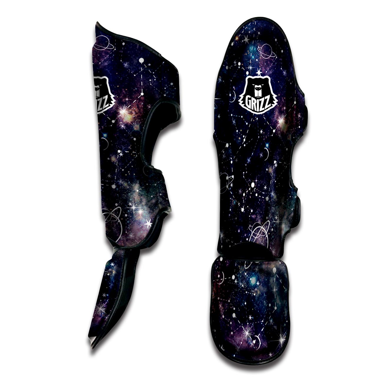 Star Constellation Galaxy Space Muay Thai Shin Guard-grizzshop