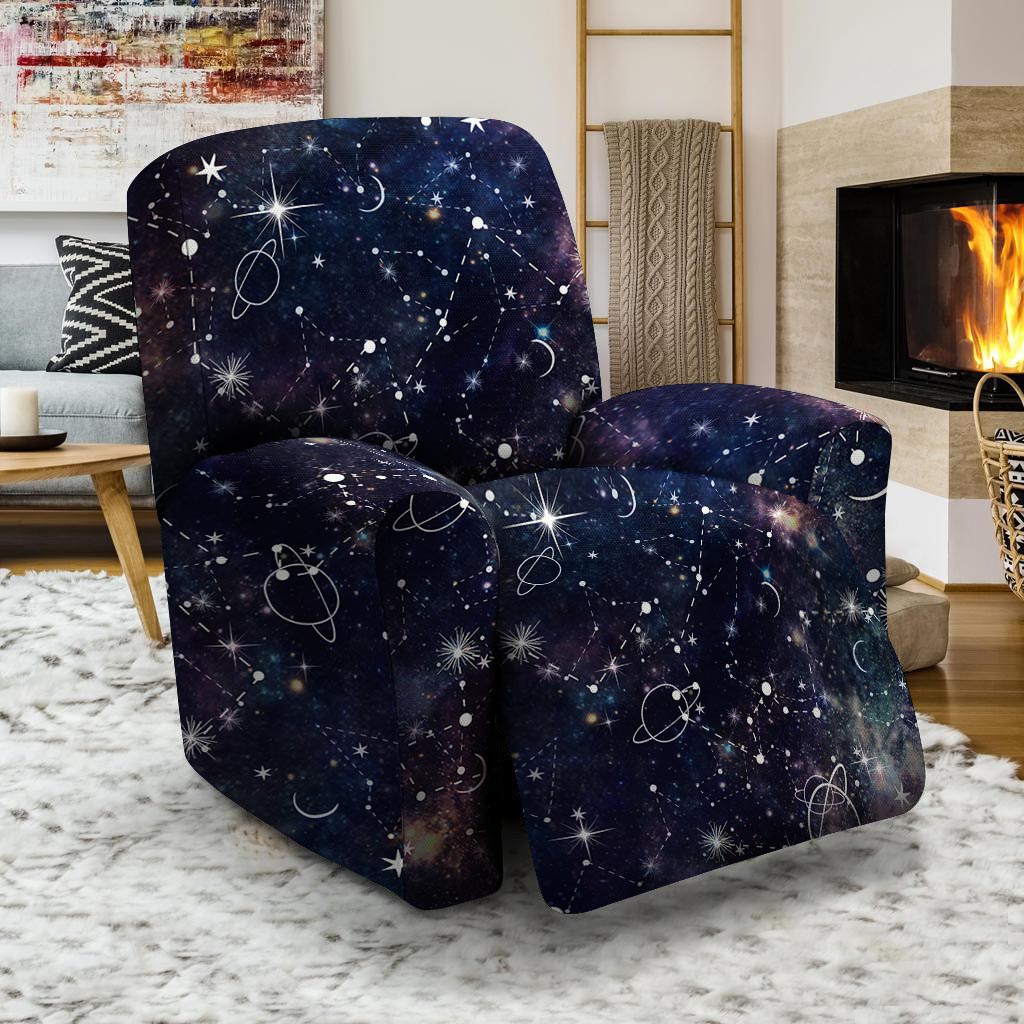 Star Constellation Galaxy Space Recliner Cover-grizzshop