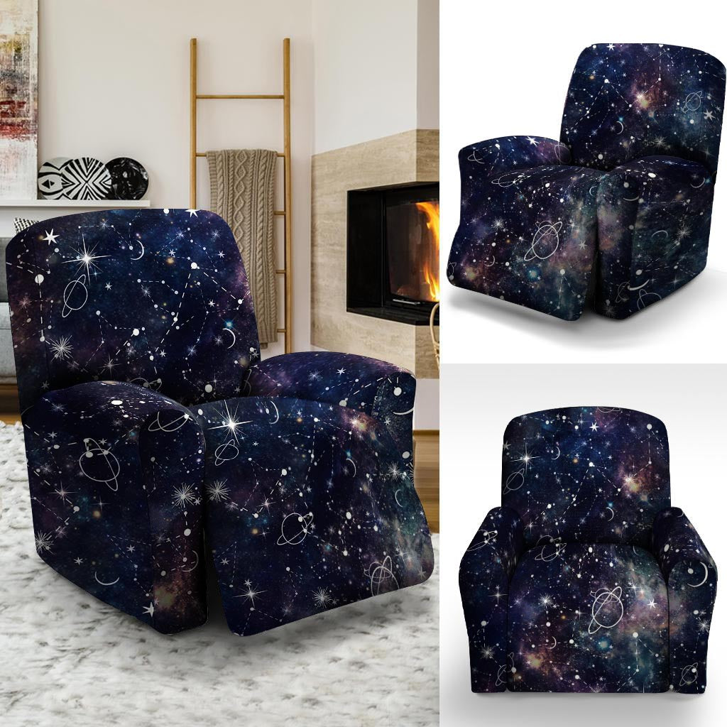 Star Constellation Galaxy Space Recliner Cover-grizzshop