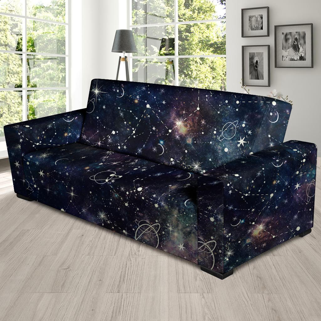 Star Constellation Galaxy Space Sofa Cover-grizzshop