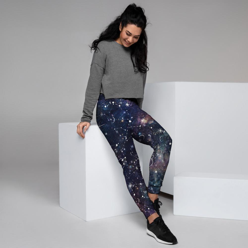 Star Constellation Galaxy Space Women's Joggers-grizzshop