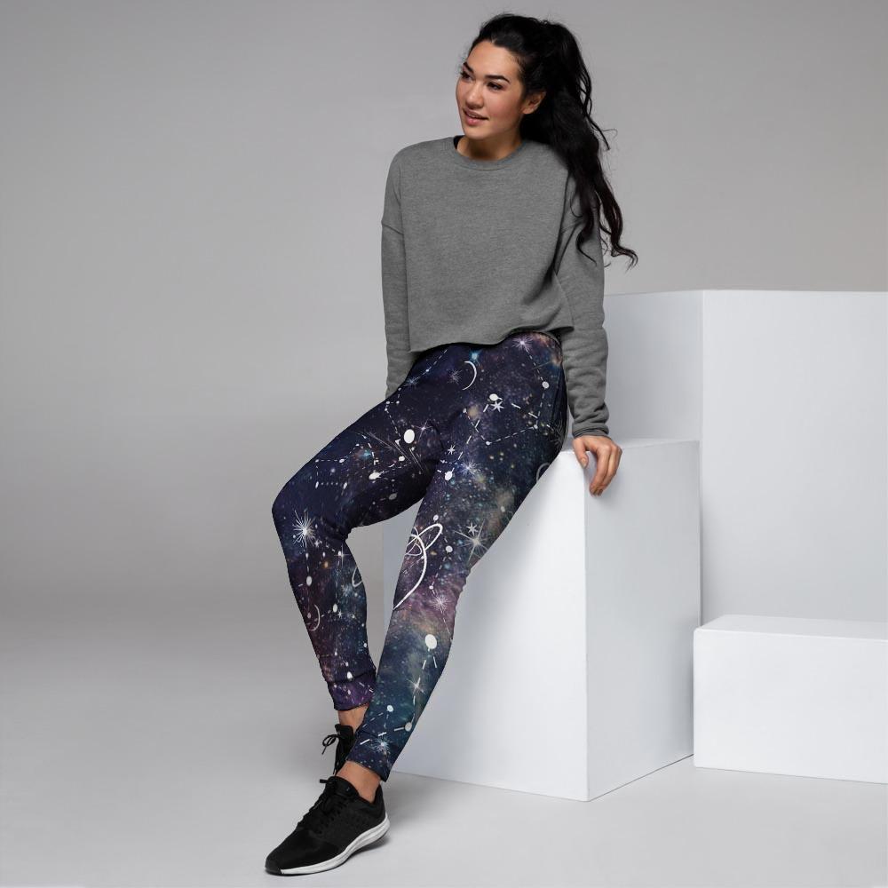 Star Constellation Galaxy Space Women's Joggers-grizzshop