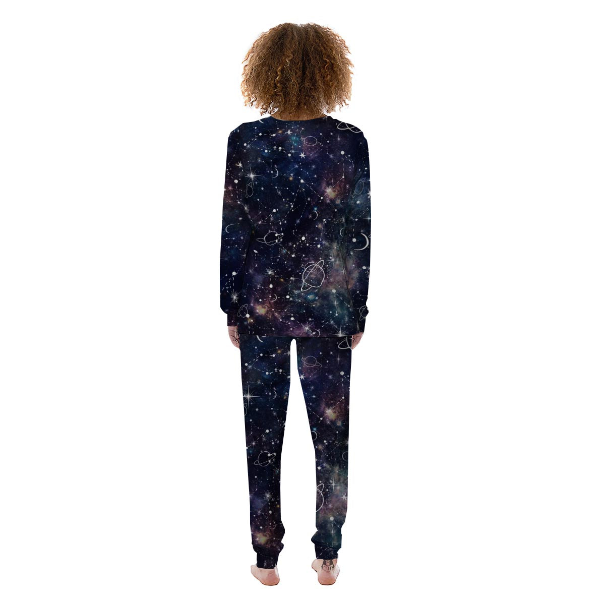 Star Constellation Galaxy Space Women's Pajamas-grizzshop