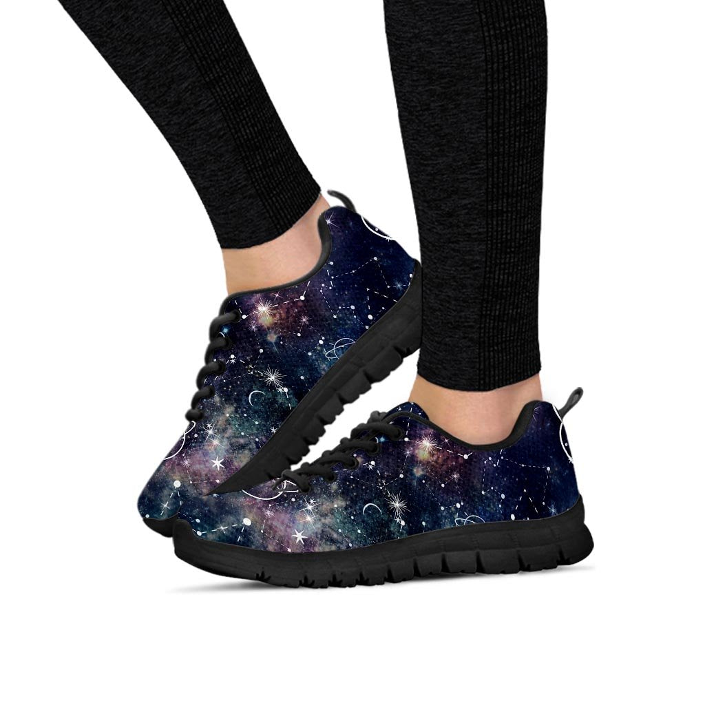 Star Constellation Galaxy Space Women's Sneakers-grizzshop