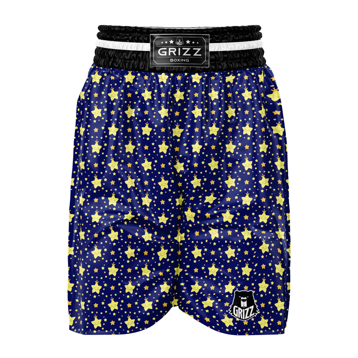 Star Cute Print Pattern Boxing Shorts-grizzshop