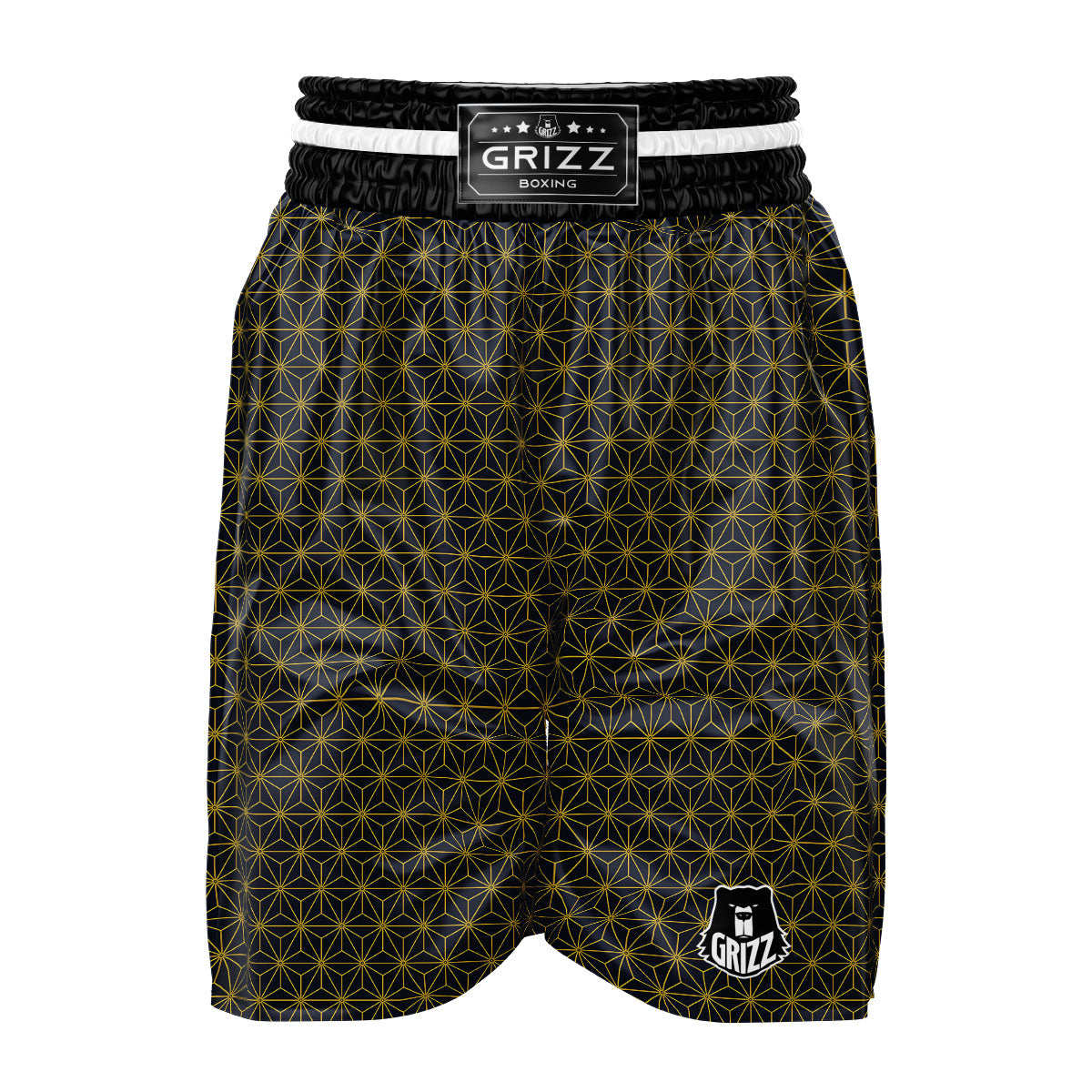 Star Geometric Print Pattern Boxing Shorts-grizzshop