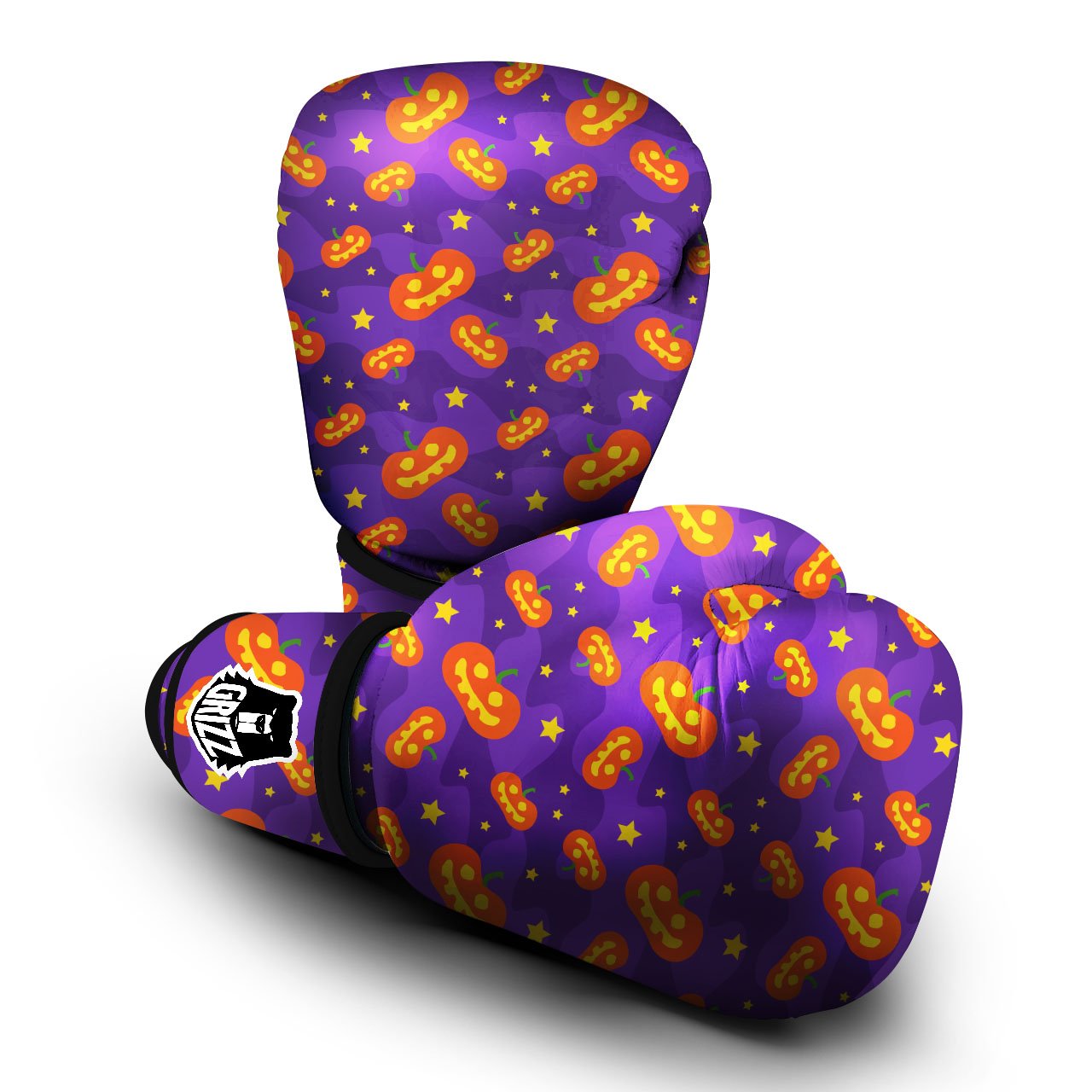 Star Halloween Print Pattern Boxing Gloves-grizzshop