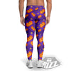 Star Halloween Print Pattern Men's Leggings-grizzshop