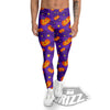 Star Halloween Print Pattern Men's Leggings-grizzshop