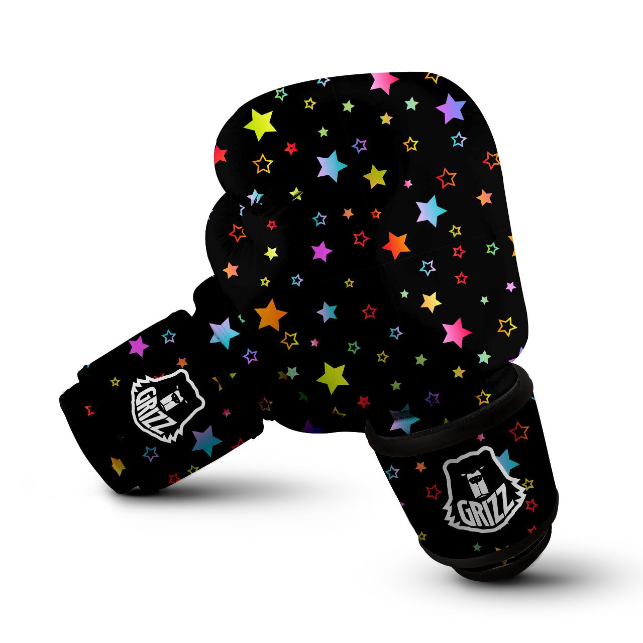 Star Lights Print Pattern Boxing Gloves-grizzshop
