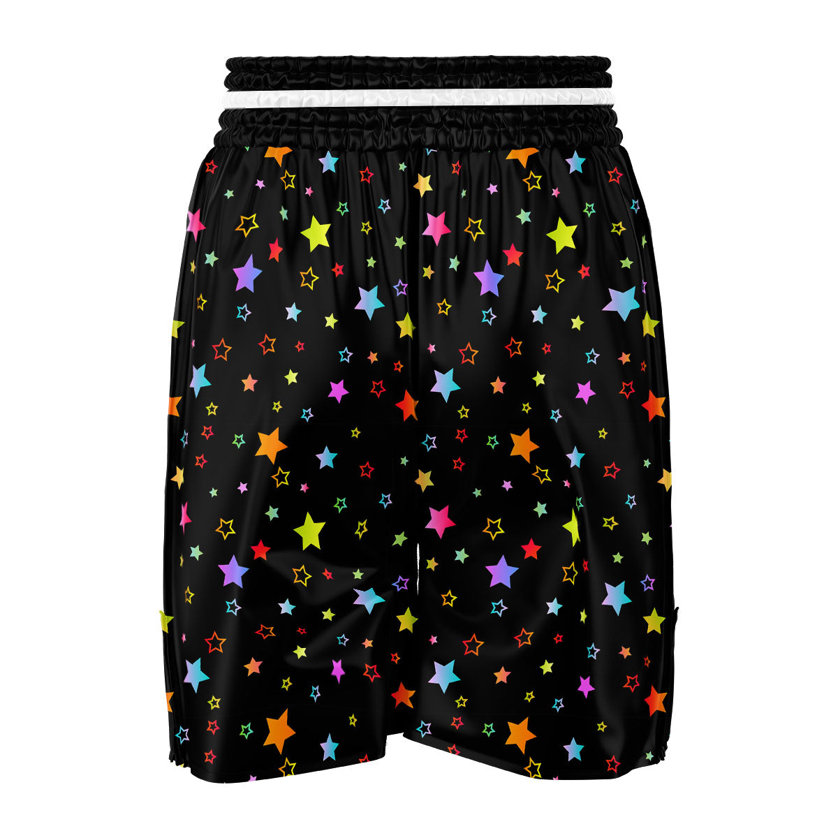 Star Lights Print Pattern Boxing Shorts-grizzshop