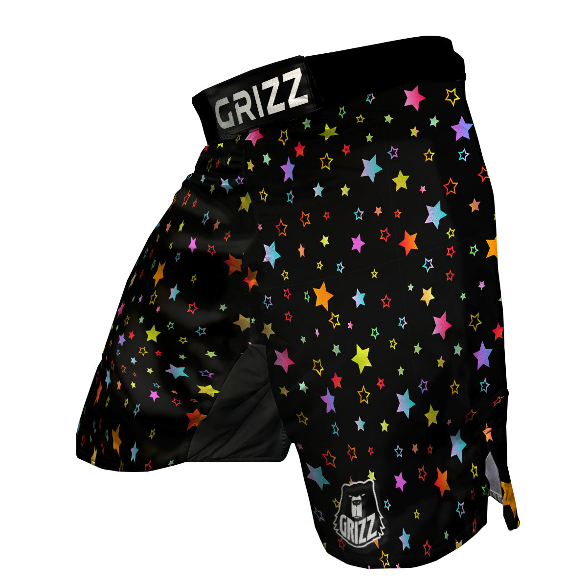 Star Lights Print Pattern MMA Shorts-grizzshop