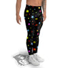 Star Lights Print Pattern Men's Leggings-grizzshop