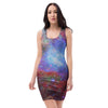 Star Nebula Galaxy Space Bodycon Dress-grizzshop