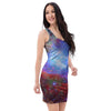 Star Nebula Galaxy Space Bodycon Dress-grizzshop