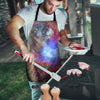 Star Nebula Galaxy Space Men's Apron-grizzshop