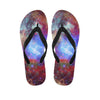 Star Nebula Galaxy Space Men's Flip Flops-grizzshop