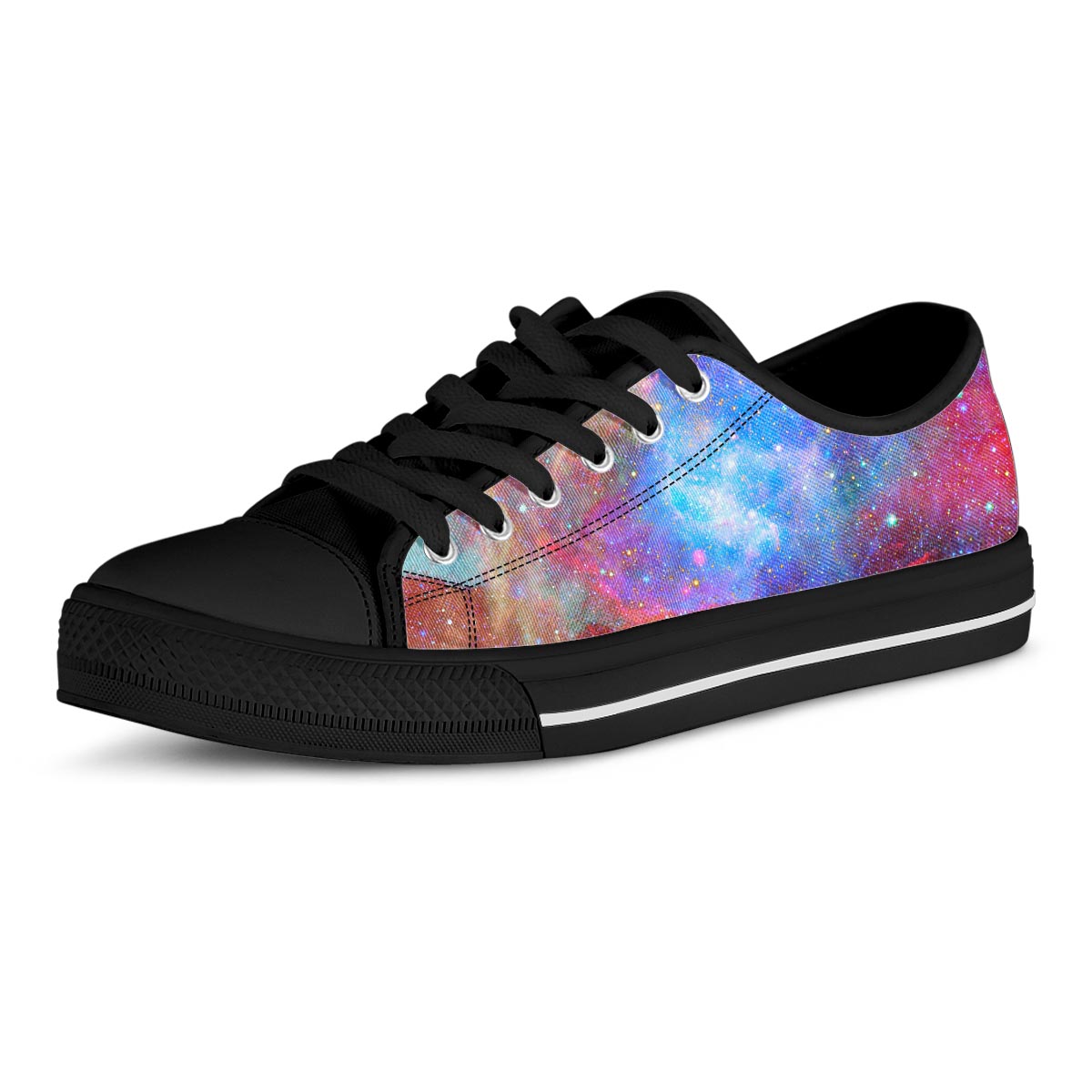Star Nebula Galaxy Space Men's Low Top Shoes-grizzshop