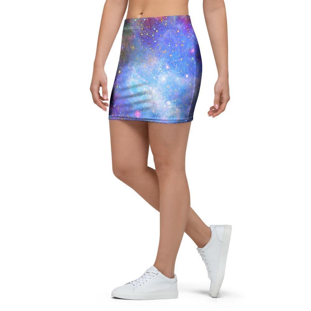 Star Nebula Galaxy Space Mini Skirt-grizzshop