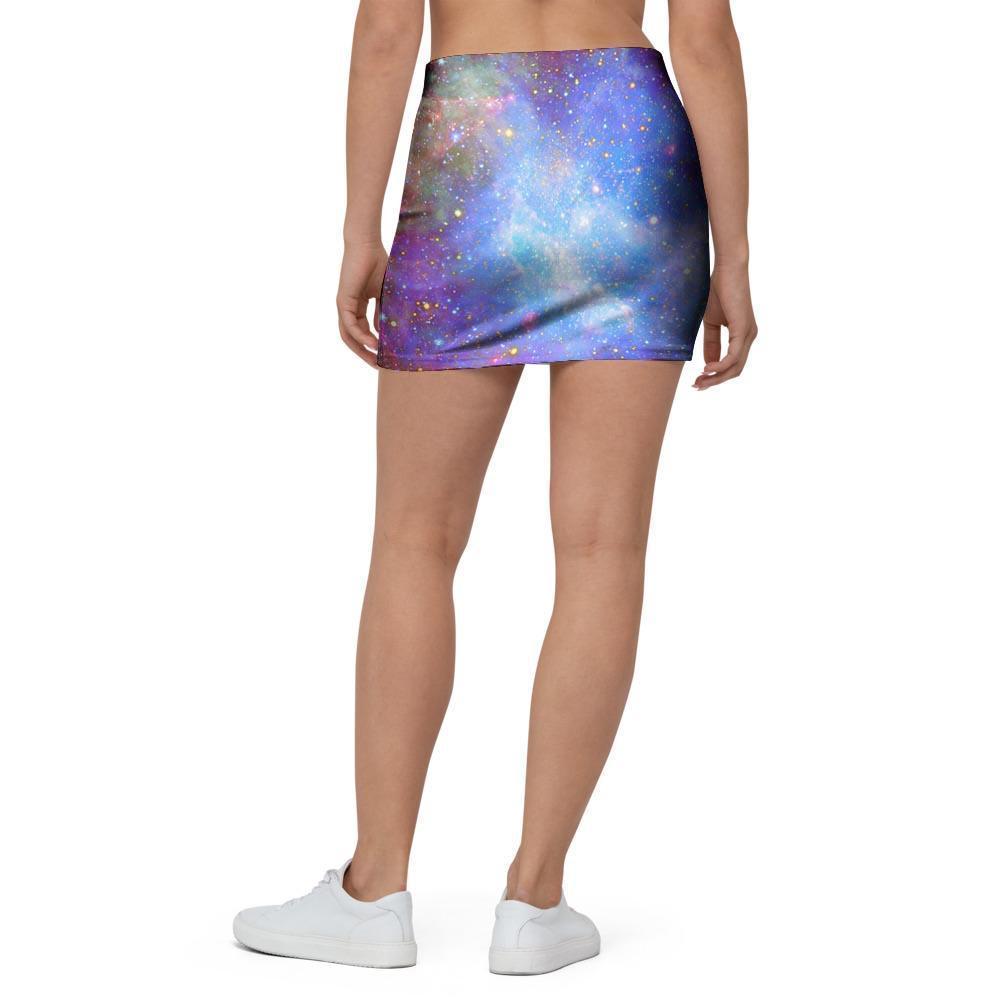 Star Nebula Galaxy Space Mini Skirt-grizzshop