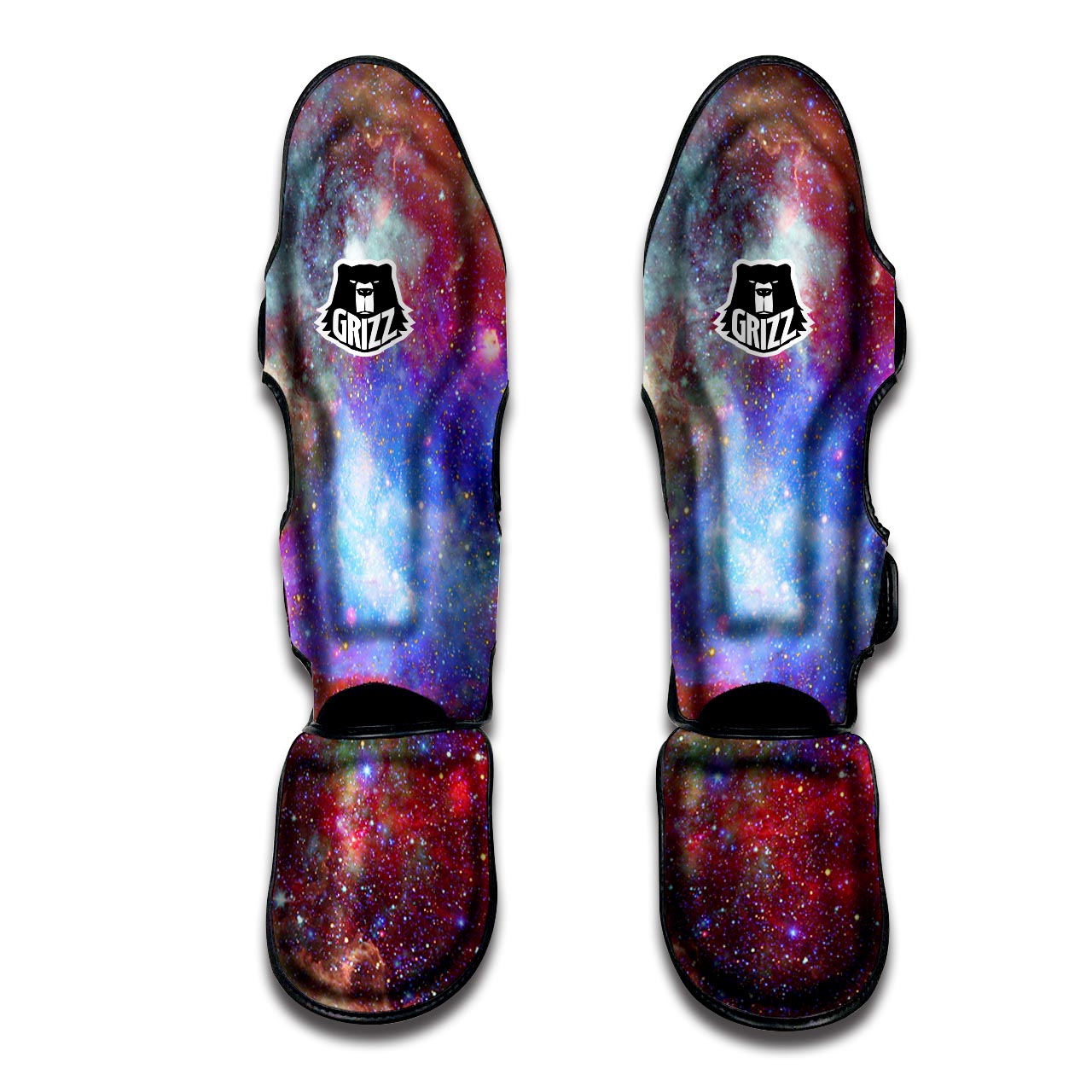 Star Nebula Galaxy Space Muay Thai Shin Guard-grizzshop