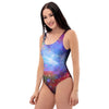 Star Nebula Galaxy Space One Piece Swimsuite-grizzshop