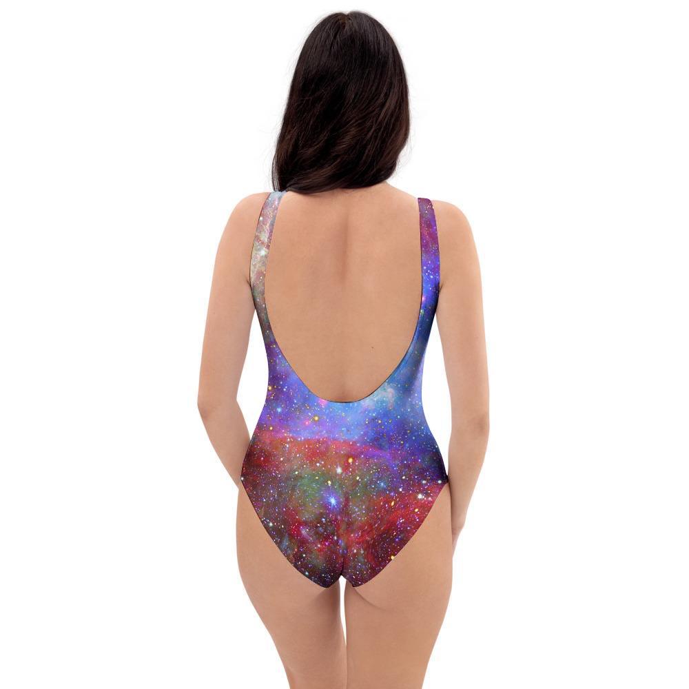 Star Nebula Galaxy Space One Piece Swimsuite-grizzshop