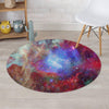 Star Nebula Galaxy Space Round Rug-grizzshop