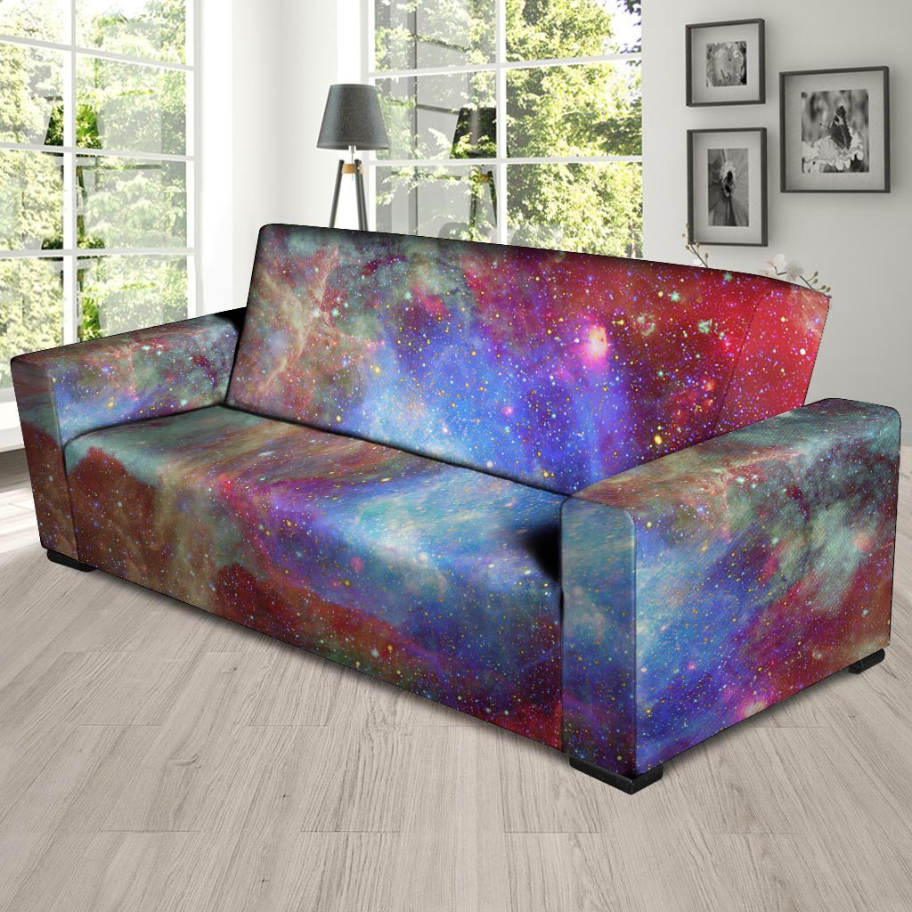 Star Nebula Galaxy Space Sofa Cover-grizzshop