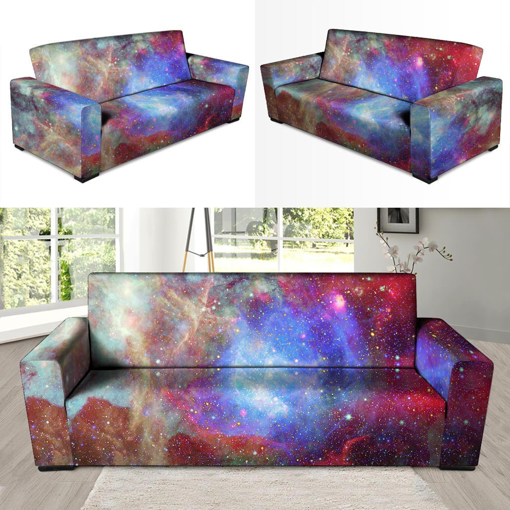 Star Nebula Galaxy Space Sofa Cover-grizzshop