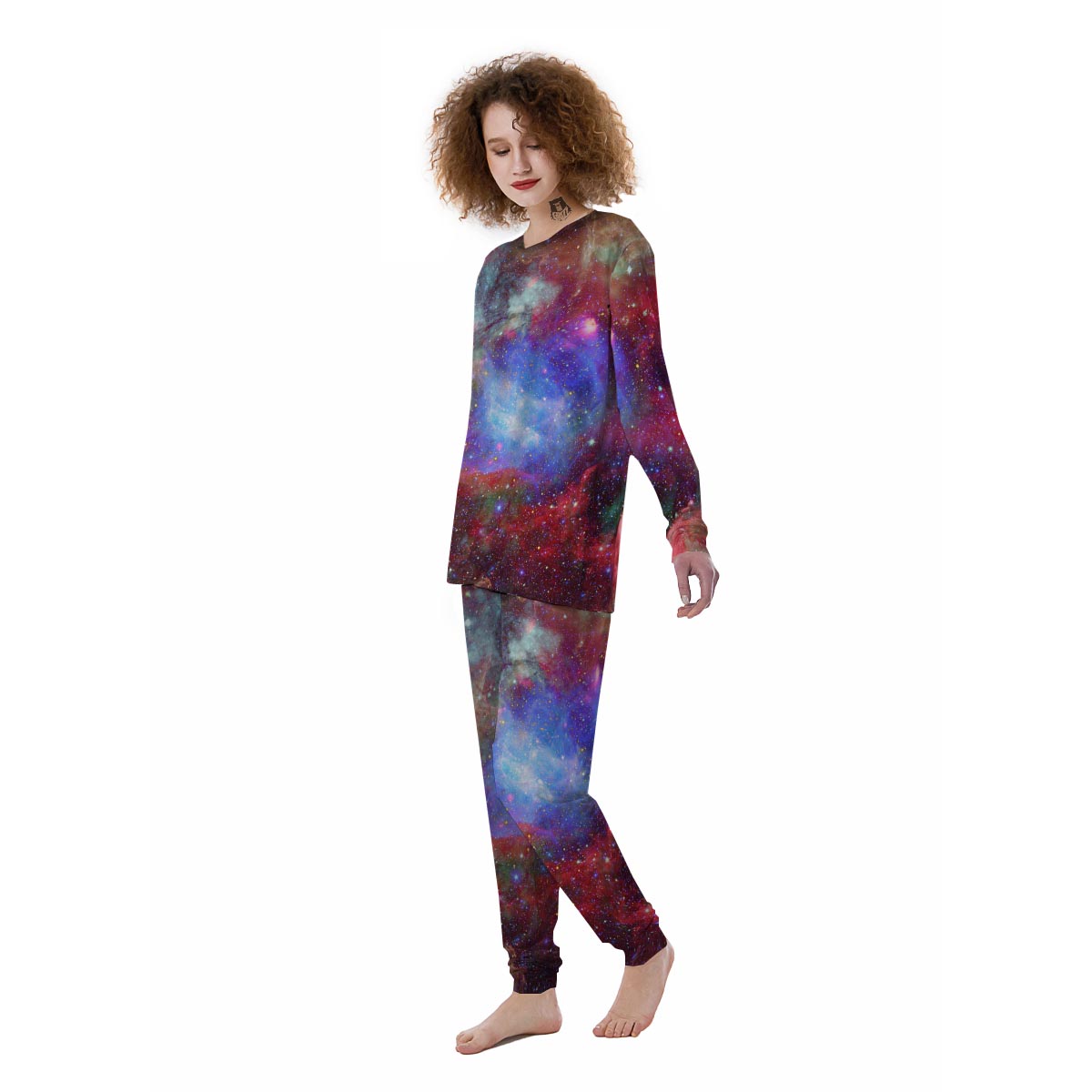 Star Nebula Galaxy Space Women's Pajamas-grizzshop