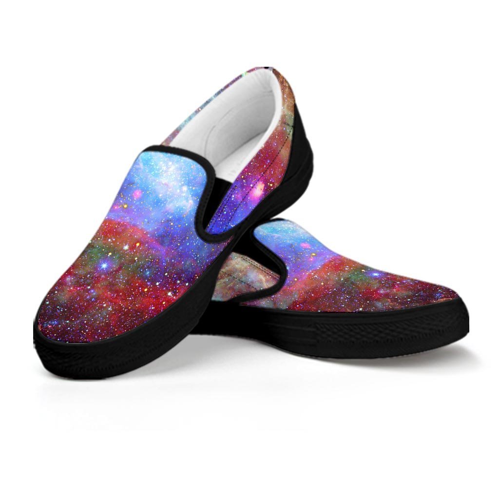 Star Nebula Galaxy Space Women's Slip On Sneakers-grizzshop