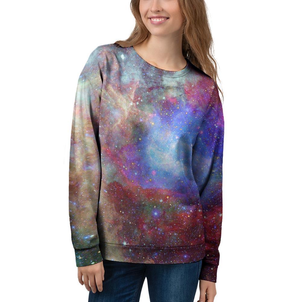 Star Nebula Galaxy Space Women's Sweatshirt-grizzshop