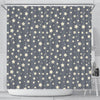 Star Pattern Print Bathroom Shower Curtain-grizzshop