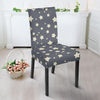 Star Pattern Print Chair Cover-grizzshop