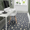 Star Pattern Print Floor Mat-grizzshop