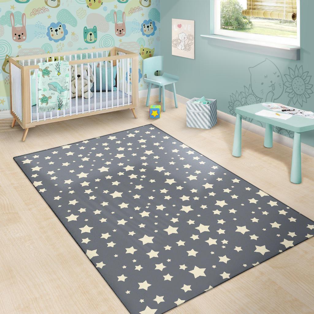 Star Pattern Print Floor Mat-grizzshop