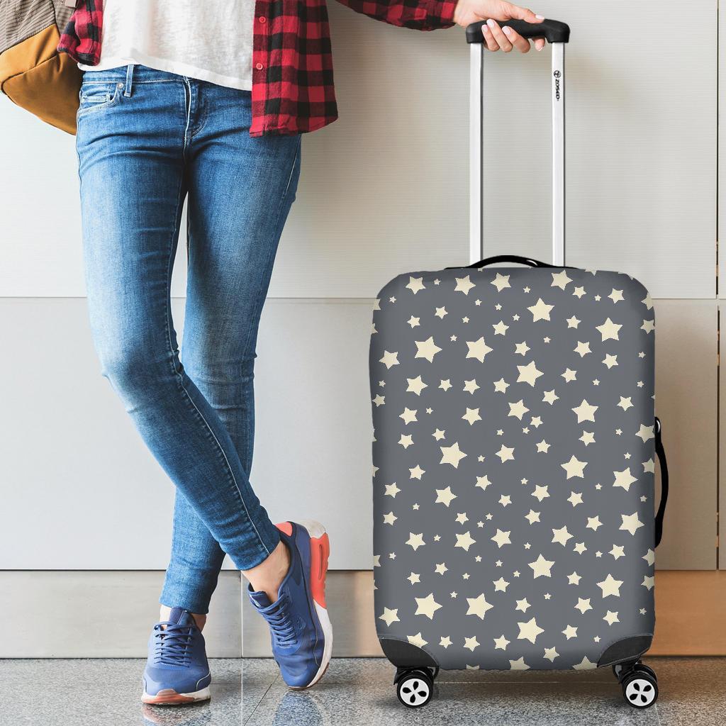 Star Pattern Print Luggage Cover Protector-grizzshop