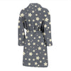 Star Pattern Print Men Long Robe-grizzshop