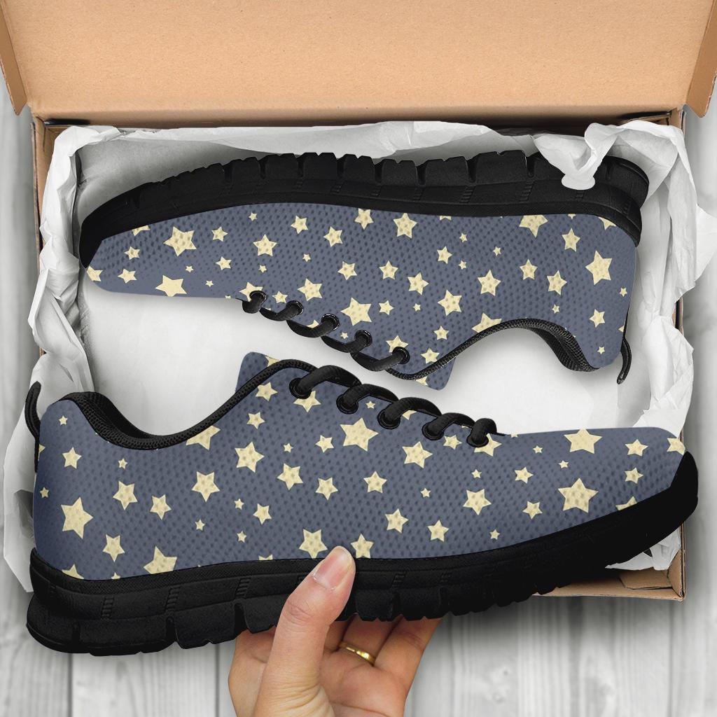 Star Pattern Print Sneaker Shoes For Men Women-grizzshop