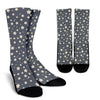 Star Pattern Print Unisex Crew Socks-grizzshop