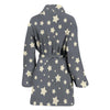 Star Pattern Print Women Long Robe-grizzshop