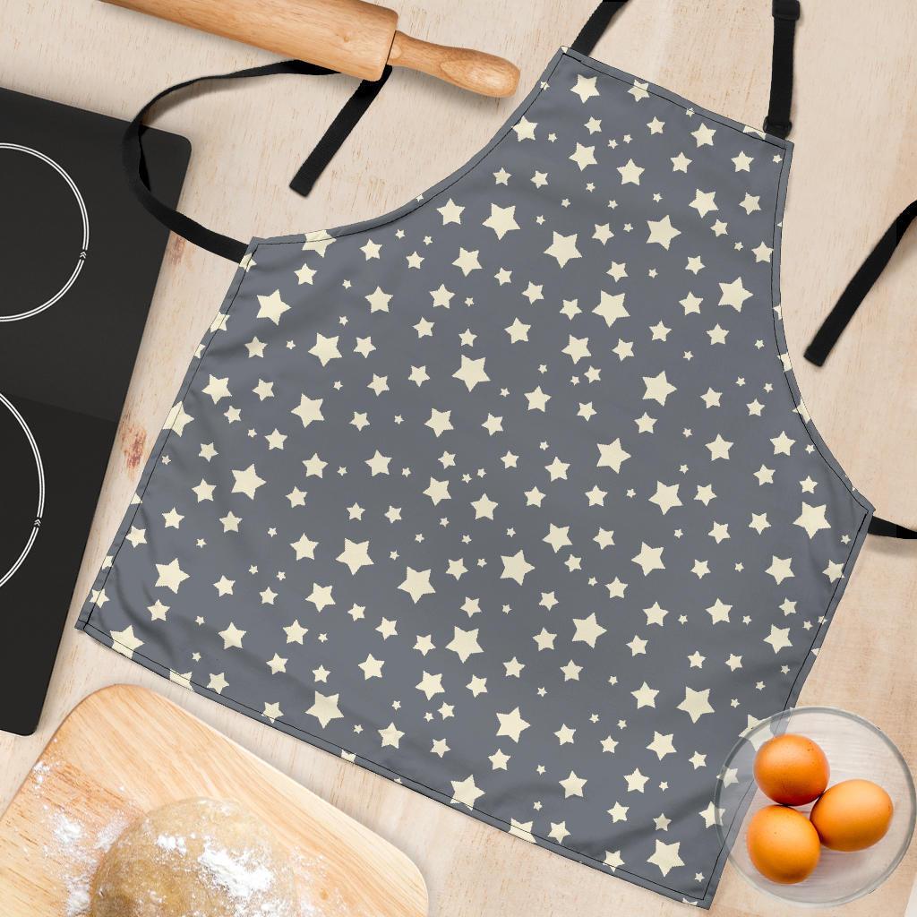 Star Pattern Print Women's Apron-grizzshop