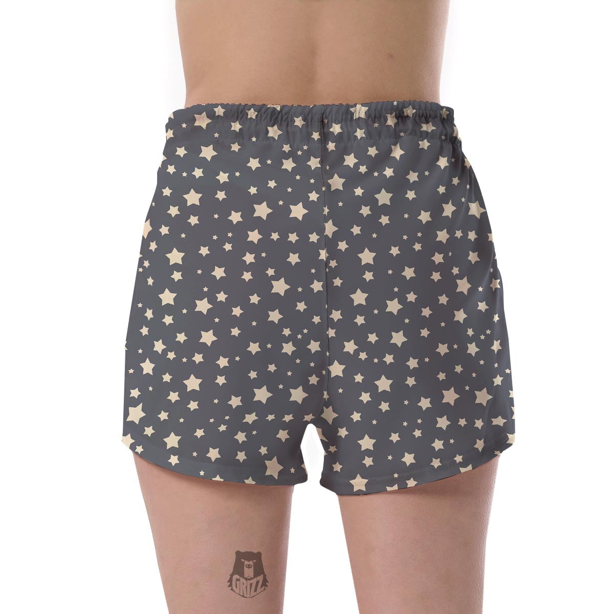 Star Pattern Print Women's Shorts-grizzshop